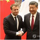 대통령,마크롱,미국,주석,중국,트럼프,문제