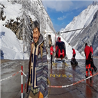 노홍철,체르마트,폭설