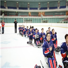 일본,대표팀,장애인아이스하키