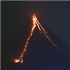 필리핀,폭발,욘화산,화산