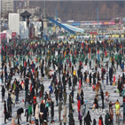 관광객,축제,100만,화천군,연속,지난해,돌파