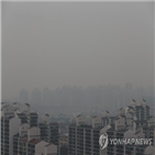 초미세먼지,주의보,해제,남부권