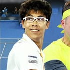 정현,테니스,최초
