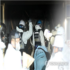 경찰,확인,사망자,정전,화재