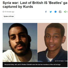 비틀스,영국,조직,체포,시리아