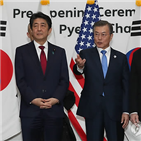 펜스,김영남,부통령,악수,참석,대통령