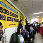전장연,고용부,장애인,1만,최저임금