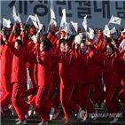 공연,응원단,북한,평창,관람,만월대,취주악단,취주악