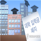 입학금,폐지,대학,올해