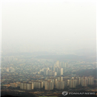 초미세먼지,주의보