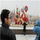 러시아,유커,모스크바,중국인,관광객