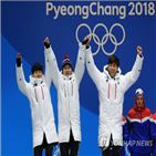 올림픽,메달,이승훈,시상대