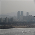 초미세먼지,주의보,해제