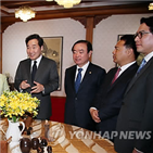 총리,막걸리,대표,회동,부탁