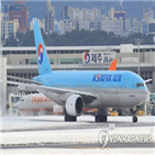 제주,김해,공항,착륙료,대형기,항공기