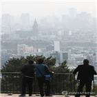 초미세먼지,주의보,지역