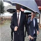 농민,청장,방문