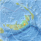 파푸아뉴기니,지진