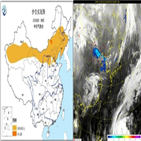 황사,베이징,한국,영향,중국,이동,입장,이번