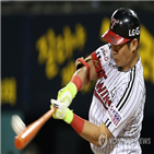 오지환,양현종,홈런,LG