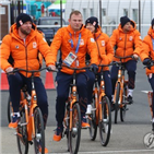 자전거,아이,네덜란드