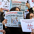 터키,언론,언론인,기자,혐의,정부,탄압,판결