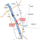 동부간선도로,주변,장지지하차도,공사,차단