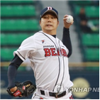 장원준,1군,경기,두산