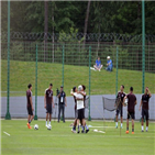 멕시코,훈련,족구