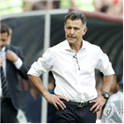 멕시코,감독,오소리오,선수,한국