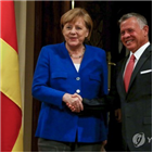 요르단,메르켈,총리