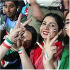 이란,여성,경기,아자디,스타디움,관람,월드컵,이날,단체,축구경기장