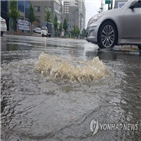 호우주의보,해제,수원