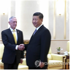 매티스,양국,중국