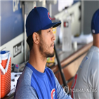 컵스,복귀,마운드,미네소타,재발