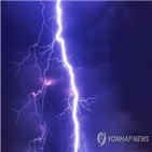 벼락,확률,지난해