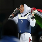 올림픽,이란,기수,여성