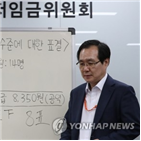 최저임금,인상,이번,내년도,최저임금위,결정,올해,가운데,장관