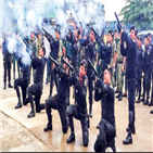 캄보디아,훈련,시위진압