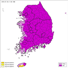 폭염,주의보,산지,지역