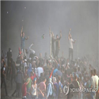 이스라엘군,가자지구,시위,팔레스타인인,팔레스타인