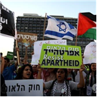 이스라엘,팔레스타인,유대민족국가법,총파업