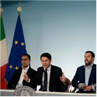 이탈리아,예산안,정부,예산,재정적,유럽,경제,승인