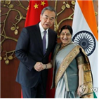 인도,중국,장관,회담,강화