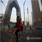 베이징,중국,감소,개선,공기질,오염,농도,지난해