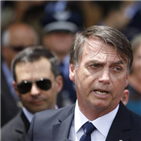 대통령,보우소나,브라질,포럼,다보스,참석,세계