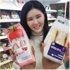 샌드위치,매출,김밥,주먹밥