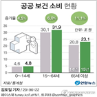 보건,노년층,노동연령층,소비,순유입,공공