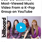 블랙핑크,미국,조회수,빌보드