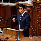 한국,아베,관계,북한,작년,총리,언급,양국,올해,표현